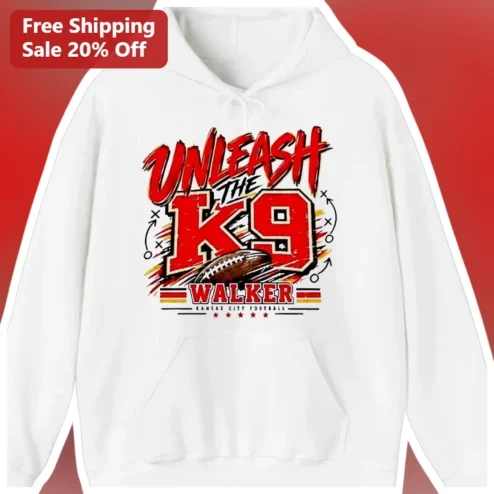 Unleash The K9 Travis Kelce Kansas City Chiefs Hoodie Personalized Football Fan Gift