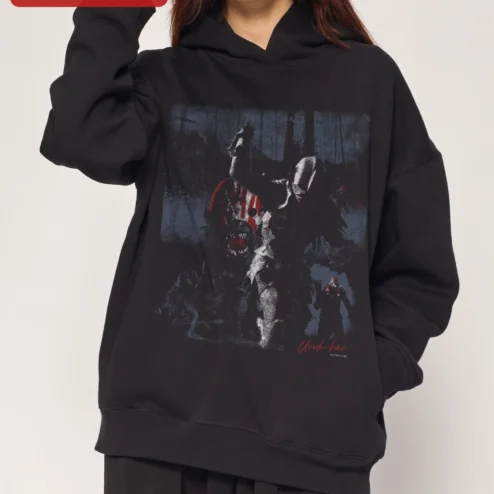 Uruk-hai Hoodie Lord of the Rings Uruk Hai Pullover Hoodie Adult Unisex Fantasy Movie Fan Gear