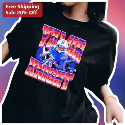 Valor Knight Football Player Graphic Tee for Men Women Sports Fans
