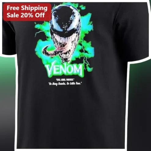 Venom Eyes Lungs Pancreas So Many Cooks So Little Time Funny Quote Graphic Tee for Marvel Fans