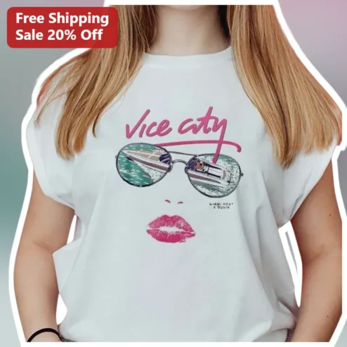 Vice City Miami Heat x Gucci Tee