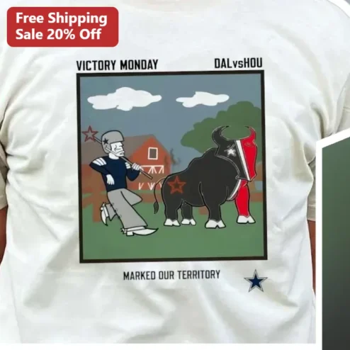 Victory Monday DAL vs HOU Marked Our Territory Graphic Tee