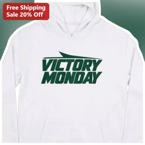 Victory Monday Hoodie Football Team Celebration Pullover for Men Women available at our Chicago, Illinois warehouse