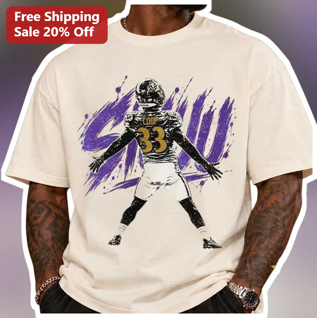 Vintage Football Player Brushstroke Graphic Tee Retro Gridiron Sports Fan Apparel Gift