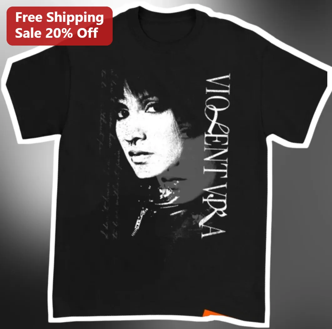 Violent Femma Melanie Martinez Portrait Graphic Tee Black Alt Pop Grunge Shirt
