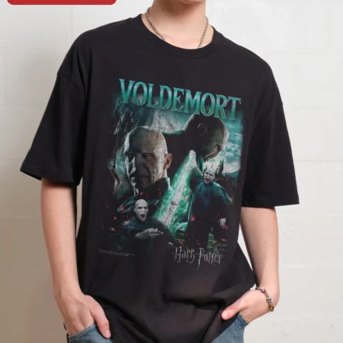 Voldemort Harry Potter Tee Lord Voldemort Tom Riddle Dark Wizard Vintage Graphic Shirt for Men Women