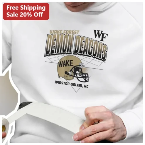 Wake Forest Demon Deacons Winston-Salem NC Vintage Football Sweatshirt