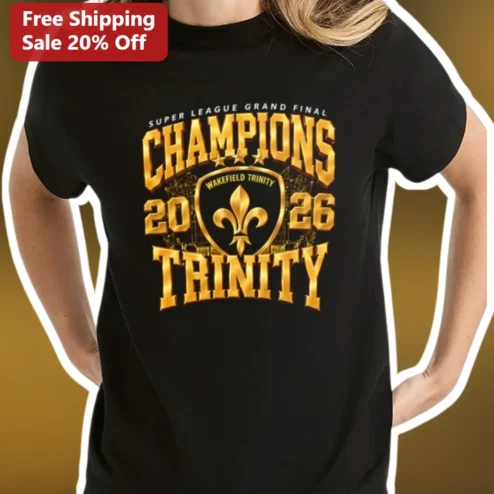 Wakefield Trinity Grand Final Champions 2026 Tee Super League Rugby Fan Gift