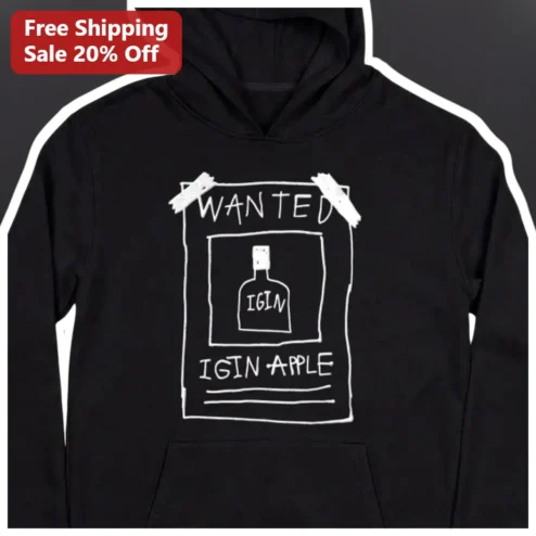 Wanted Hoodie Custom Name Personalized Funny Wanted Poster Gift for Men available at our Chicago, Illinois warehouse