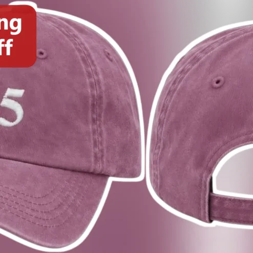 Washed Dad Hat Embroidered Cap Vintage Style Personalized Gift for Men Women