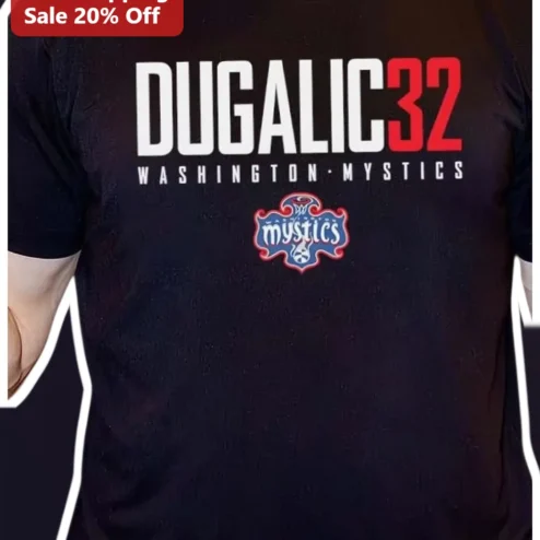 Washington Mystics Tee Black WNBA Basketball Fan Gear Shirt