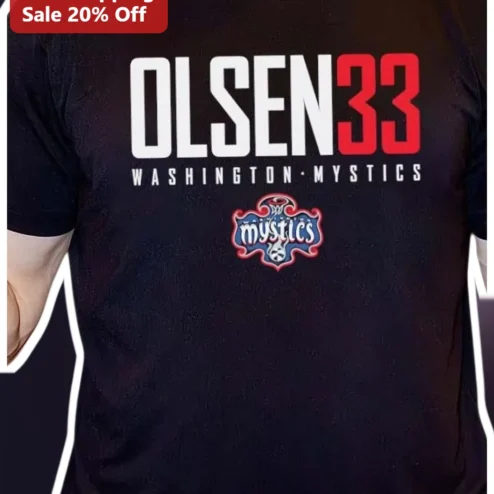 Washington Mystics Tee Black WNBA Fan Apparel Custom Name Personalized Gift