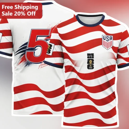 We Are 26 Tee FIFA World Cup 2026 USA Soccer Fan Shirt