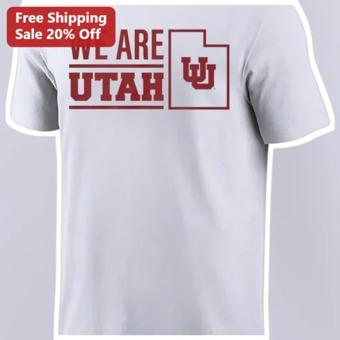 We Are Utah Tee University of Utah Utes Spirit Shirt State Pride Gift available at our Chicago, Illinois warehouse