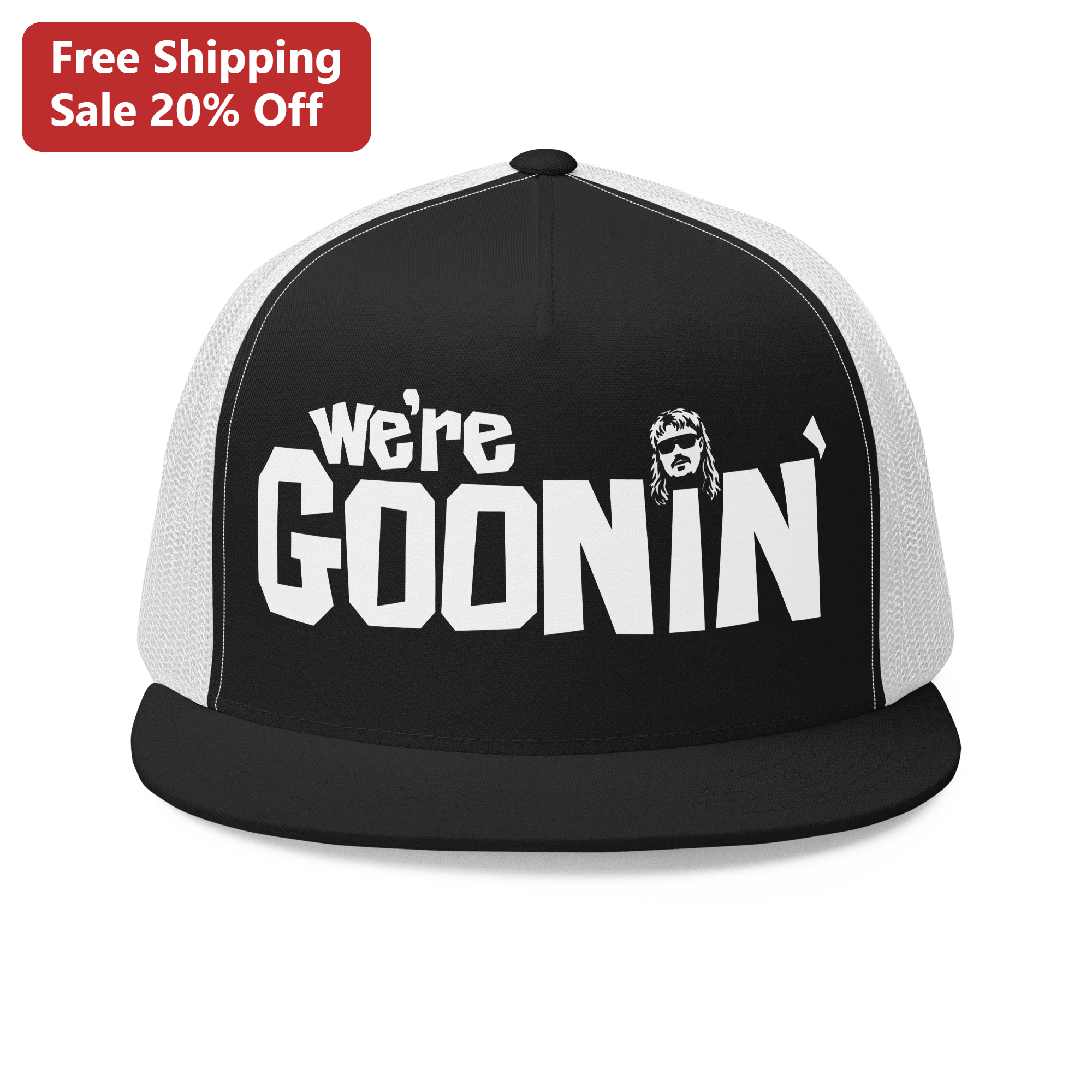 We're Goonin' Trucker Hat Funny The Hangover Quote Mesh Back Snapback Cap