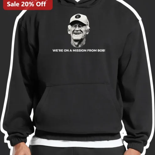 We're On A Mission From Bob Hoodie Funny Blues Brothers Parody Gift for Disney Fans