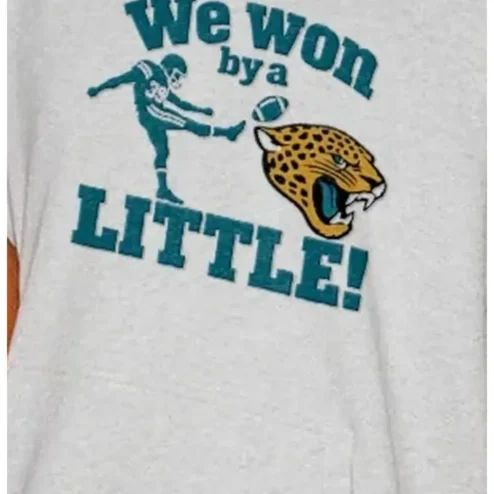 We Won By A Little Jacksonville Jaguars Punter Football Fan Tee