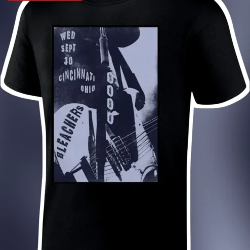 Wed Sept 30 Cincinnati Ohio Bleachers Tee Vintage Concert Graphic Shirt