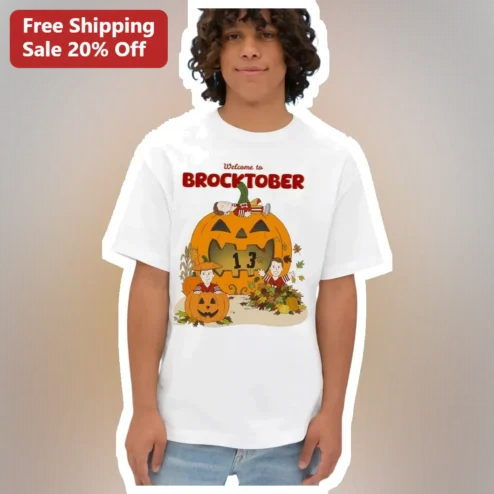 Welcome to Brocktober Tee Brock Purdy 13 Halloween Pumpkin Fall Shirt