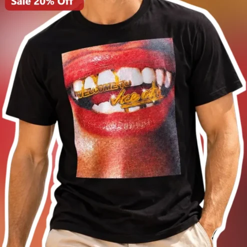 Welcome To Vice City Tee GTA 6 Miami Sign Inspired Graphic T-Shirt