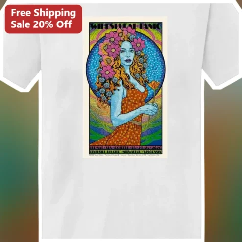 Wheathead Tonic Psychedelic Concert Poster Graphic Tee for Women Men available at our Chicago, Illinois warehouse
