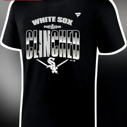 White Sox Postseason Clinched Tee Chicago Baseball Playoff Celebration Shirt