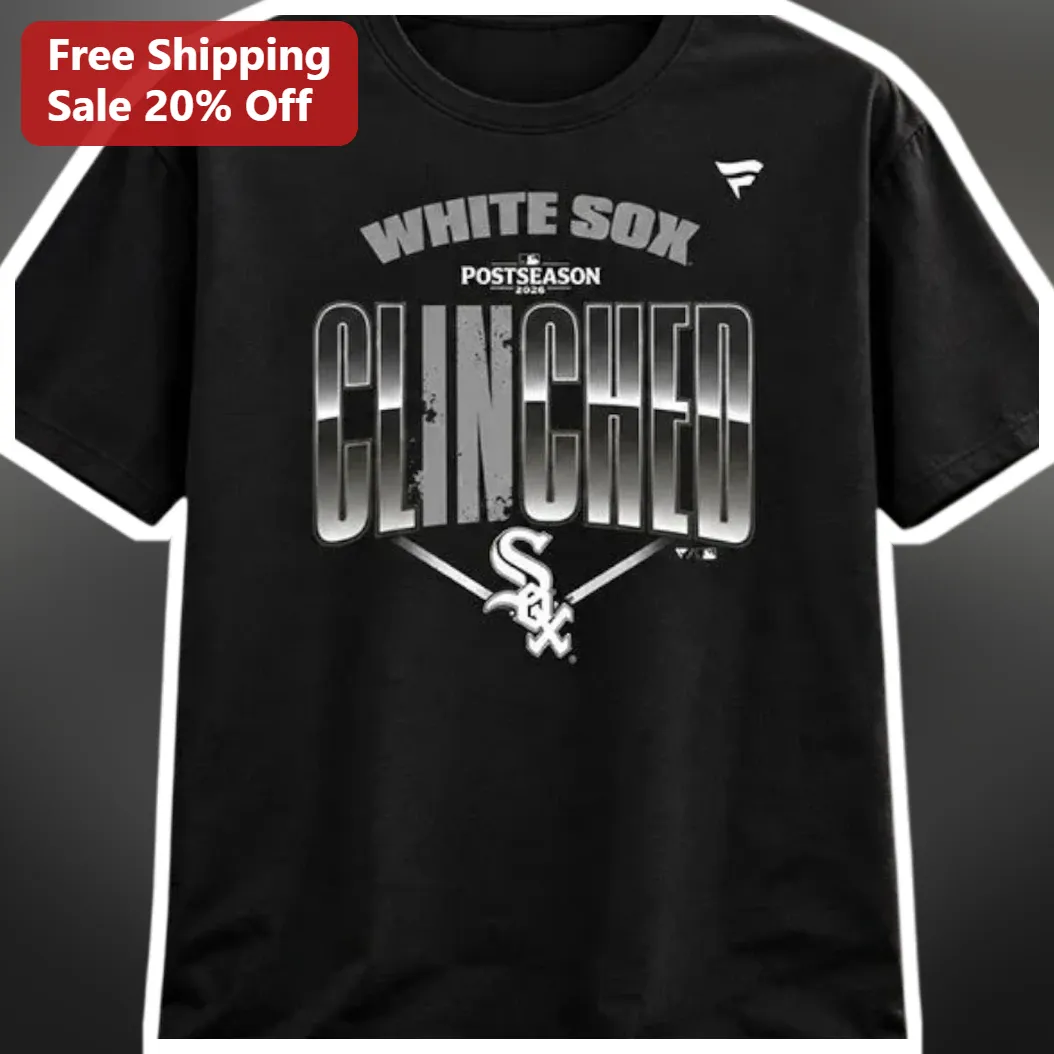 White Sox Postseason Clinched Tee Chicago White Sox Playoff Shirt Fan Gear