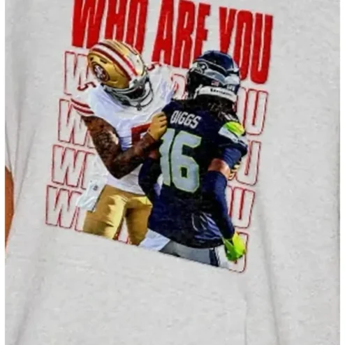 Who Are You Ja'Marr Diggs NFL Football Tee Seahawks vs 49ers Sports Graphic Shirt