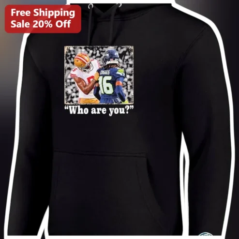 Who Are You? Travis Kelce Stefon Diggs NFL Meme Hoodie