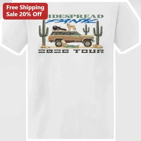Widespread Panic 2026 Tour Tee Vintage Desert Rock Jam Band Merch Shirt
