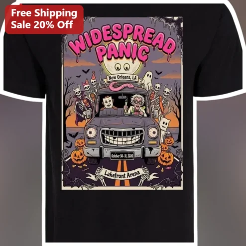 Widespread Panic Halloween Vintage Tour Graphic Tee