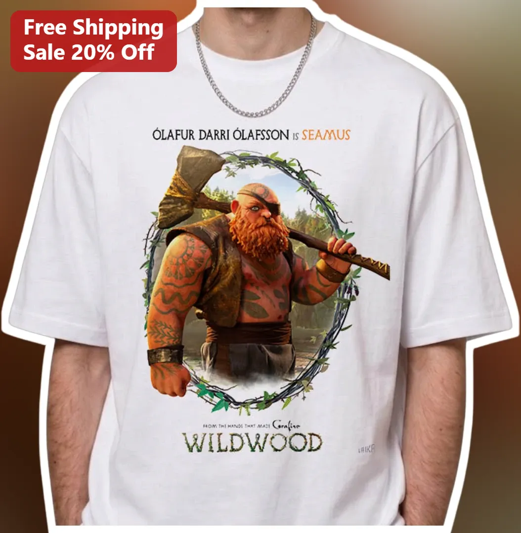 Wildwood Fantasy Dwarf Warrior Graphic Tee for D&D Players and Mythology Fans