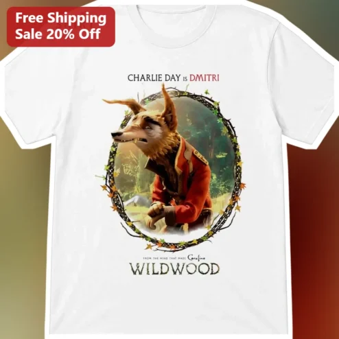Wildwood From The Mind That Made Coraline Tee Charlie Day Fan Art Stop Motion Fantasy Movie Shirt