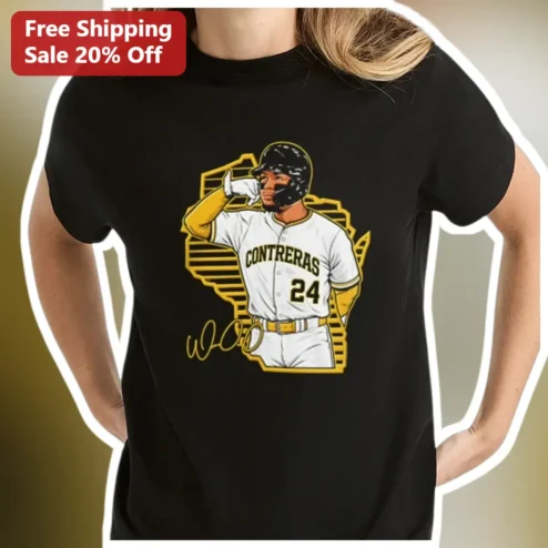 William Contreras Milwaukee Brewers Tee Baseball Player Fan Shirt for Men Women