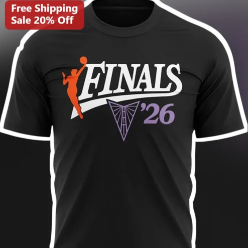 WNBA Finals '26 Logo Graphic Tee Basketball Championship Fan Gift