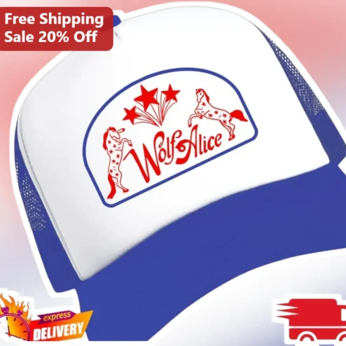 Wolf Alice Trucker Hat The Clearing Band Logo Cap Indie Rock Merch Gift