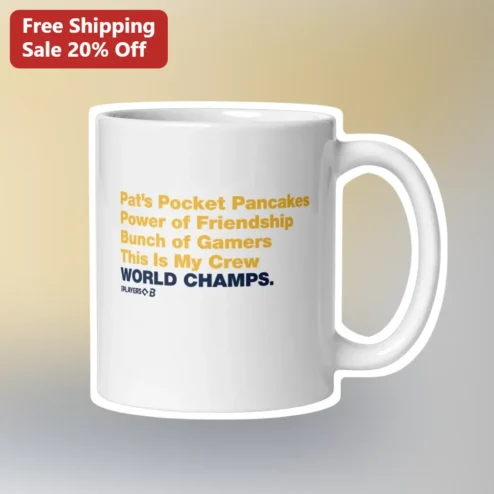 World Champs. Custom Team Name Mug Personalized Gaming Squad Gift