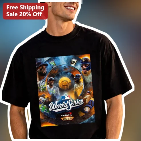 World Series 2026 Capital One MLB Fan Tee Baseball Championship Collage Shirt