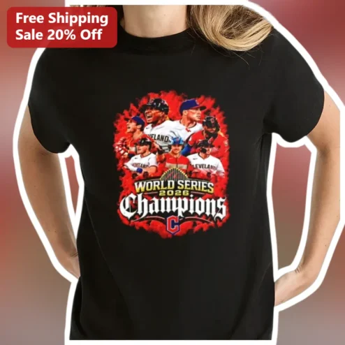 World Series 2026 Champions Cleveland Guardians Tee Baseball Fan Gift
