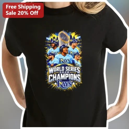 World Series 2026 Champions Rays Tee Tampa Bay Baseball Fan Gear