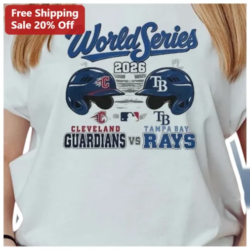 World Series 2026 Cleveland Guardians vs Tampa Bay Rays Tee Baseball Fan Gift Shirt