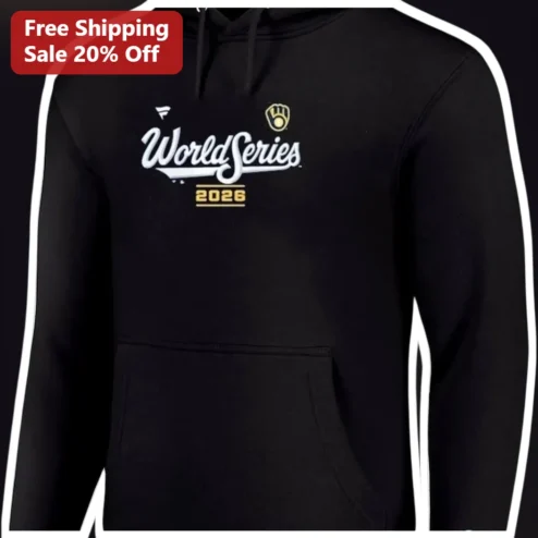 World Series 2026 Hoodie Milwaukee Brewers Baseball Fan Apparel