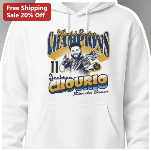 World Series Champions Milwaukee Brewers Jackson Chourio Hoodie