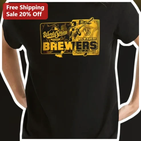 World Series Milwaukee Brewers Tee First In 44 Years Vintage Distressed Baseball Shirt Gift For Fans