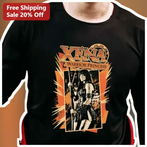 Xena Warrior Princess Retro Vintage Graphic Tee for Women Men