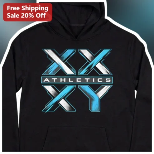 XX ATHLETICS XY Hoodie Men's Athletic Sweatshirt Gym Wear Streetwear Apparel available at our Chicago, Illinois warehouse