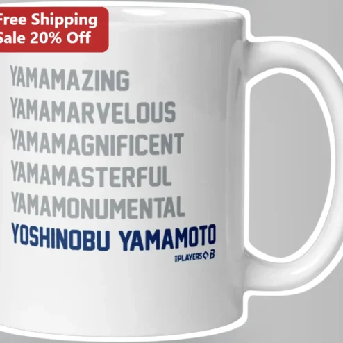 YAMAMAZING Yoshinobu Yamamoto Dodgers Baseball Fan Mug Gift