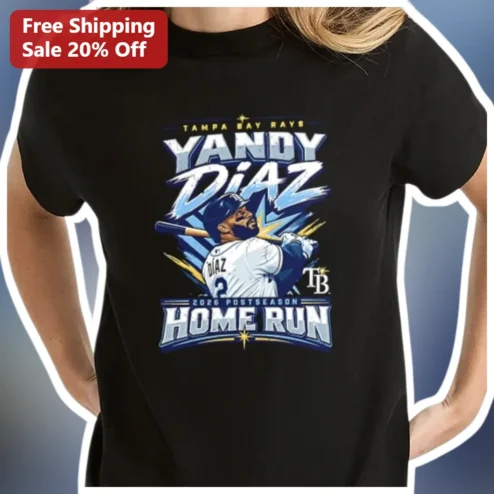 Yandy Diaz Tampa Bay Rays Home Run Tee Baseball Fan Gift