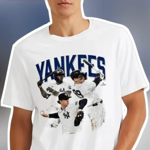 Yankees Aaron Judge Baseball Players Graphic Tee New York Yankees Fan Shirt