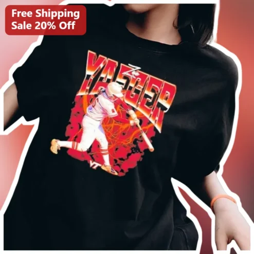 YASER Baseball Player Retro Graphic Tee Gift for Men Women